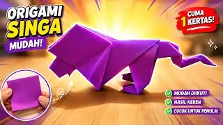 🦁🦁Cara Buat Origami Singa / Origami LION🦁🦁