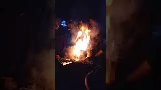 Street BBQ | Fire | Winter | Nepal