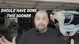 WHITE KNIGHT BUILD ⚔️ | 2025 Chevy Silverado 2500HD Fog Light Install
