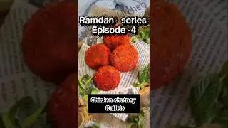 Ramdan Series Epi- 4 ✨ Cheese chicken chutney cutlets.Iftar special #shorts #iftar
