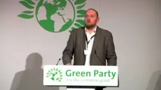 Darren Johnson introduces the NHS Panel @ Green Party conference