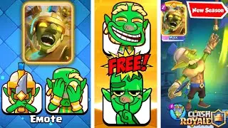 Hurry and Get the New Secret Free Rewards! New Season in Clash Royale! Free Hero Emote and More!