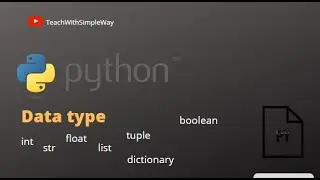 #2 Python DataType   int, str,  float,  list,  tuple,  dic, boolean