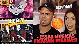 React - Rap do Jiren Ft. Tauz e MHRAP | VG Beats 2 EM 1