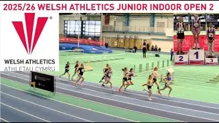 Открытый чемпионат Уэльса по легкой атлетике среди юниоров в помещении, часть 2 | Девочки до 13 л...