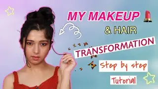 Easy Makeup & Hair Transformation at Home - Quarantine Edition | Glamorous Sapna