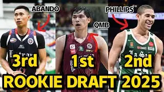 2025 PBA ROOKIE DRAFT INAABANGAN NG MARAMI! SINO KAYA ANG 1ST OVERALL PICK THIS YEAR!