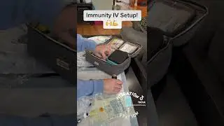 Mobile IV Therapy Setup