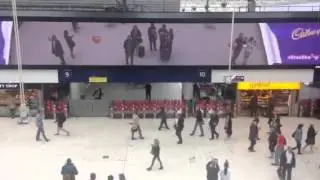 Augmented Reality billboard advertising at Waterloo station