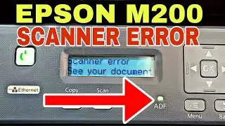 Epson M200 Printer error see your documentation '' Solution.