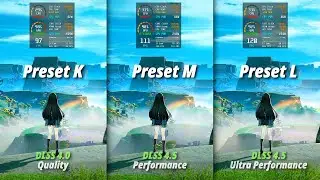 DLSS 4.0 vs DLSS 4.5 (Preset K Quality, M Performance, L Ultra Performance) | Wuthering Waves