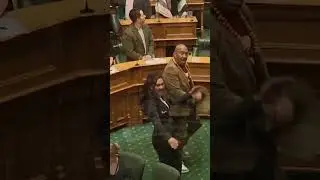 Maori Politicians HAKA Protest Vote: New Zealand Parliamentary Vote #shorts #atapama #politics #haka