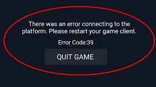 There Was An Error Connecting To The Platform Error Code 39 In Valorant