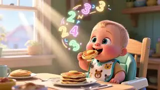Maple Syrup Pancakes For Baby | Fun Breakfast Song for Kids | Tasty Food Rhyme