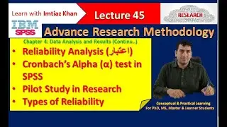 Reliability analysis in research | Pilot study in research: cover all dimensions, just in 20 min