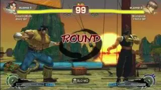 Super Street Fighter 4 - Xbox 360 - Ranked Match - T. Hawk vs. Guy