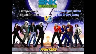 KOF MUGEN - Anime-Player's Yagwick team VS Ryan Jones's Devil Nao & Kyo team - Justice for Kartara