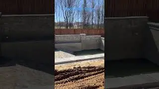 Pool coping & tile finished #construction #ingroundpool #poolwork #pool #work #swimmingpool