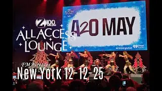 4K - 2025 Kpop A2O MAY (Z100 Jingle Ball All Access Lounge) in Hammerstein Ballroom