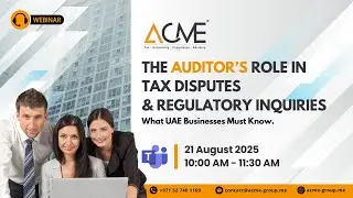 The Auditor&rsquo;s Role in Tax Disputes and Regulatory Inquiries | Financial Services | ACME Group