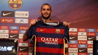 Presentaci&oacute;n de Aleix Vidal como nuevo jugador del FC Barcelona
