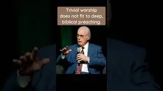 #worship is about deep content - not style! John MacArthur @G3Ministries Conference 2020