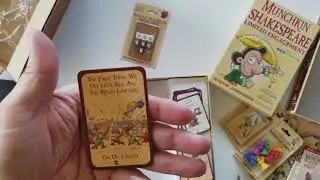 Munchkin Shakespeare Kickstarter Unboxing