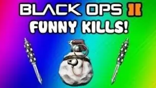 Black Ops 2 Funny Kills & Killcams - Epic Semtex Dolphin Dive, Shock Charge, Quad (Trolling/Funtage