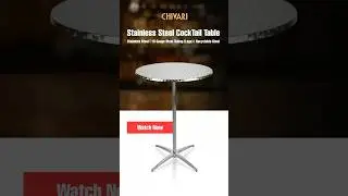 Stainless Steel Cocktail Table &ndash; Perfect for Events, Rentals, & Restaurants #shorts