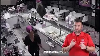 Baskin-Robbins Employee Turns The Tables On Bandit