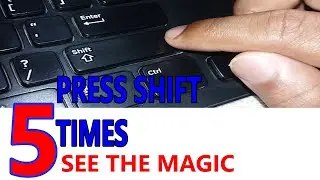 Press Shift Five Times - Full Explain In HINDI Infotech Gyan | C/O Tech