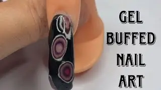 Easy Designs with Just Gel Polish and Buffer. #nailart #youtube #india #art #viral #yt #trending