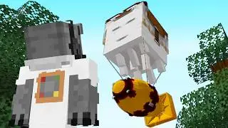 Me Paso MINECRAFT en un GHAST FELIZ