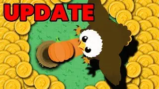 mope.io update, coins are back, eagle vs eagle battle, & my first time playing the update!