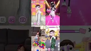 My Talking Angela &ndash; Funny Moments #mytalkingangela #shorts #funny