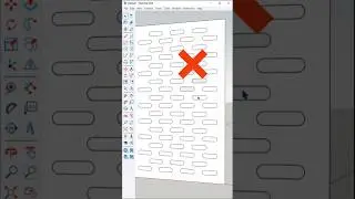 This Simple Tricks to Makes a hole in SketchUp So Easy! #sketchup #shorts