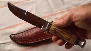 Othello Anton Wingen Jr. Solingen kleines Bowie-Messer vintage small bowie-knife Fahrtenmesser