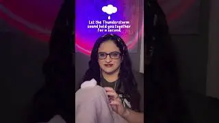 This ASMR quick reset is designed to calm you fully 🥰💜⛈️ #asmr #asmrquickreset #asmrthunderstorm