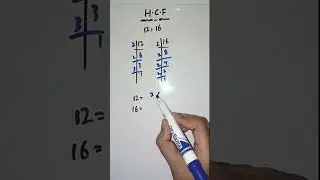 HCF | How to find HCF | Highest common factor | Math Tricks | #Shorts 1080p