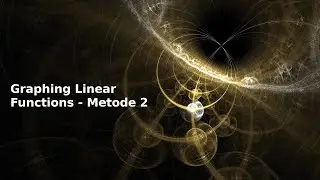 Graphing LINEAR Functions using Method 2! ( a.k.a the BEST Method )