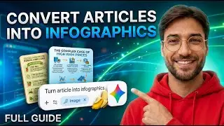 How to INSTANTLY Convert Articles into SUPERB Infographics with AI