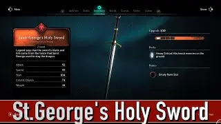 St.George's Holy Sword - Great Sword River Raids Update - Howto and Stats - Assassins Creed Valhalla