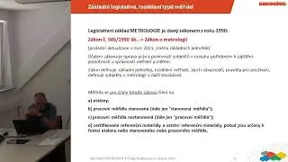 Metrologie a kalibrace v praxi - předn&aacute;&scaron;ka