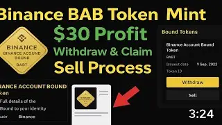 Binance BAB Token Airdrop & Mint Nft 🤑 Babt nft sell process 😜 Binance Airdrop