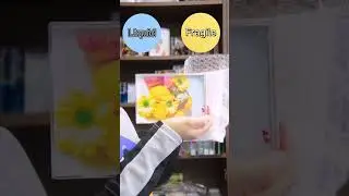 Liquid photo frame packing