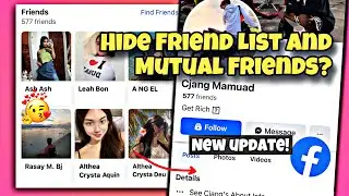 How to hide friend list and mutual friends on facebook (new update)