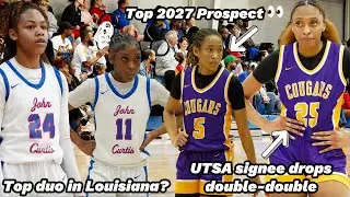 #1 vs. #2! UTSA signee leads the way, Young Prospects Show Up & SHOW OUT | John Curtis vs. Edna Karr