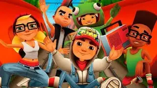 Subway surfers winter Xtreme game Play cartoon gaming video