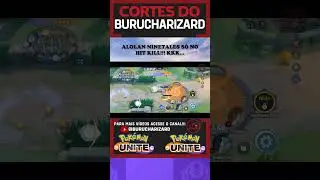 😎🤣ALOLAN NINETALES S&Oacute; NO HIT KILL! POK&Eacute;MON UNITE #shorts  #burucharizard