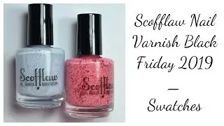 Scofflaw Nail Varnish Black Friday Swatches